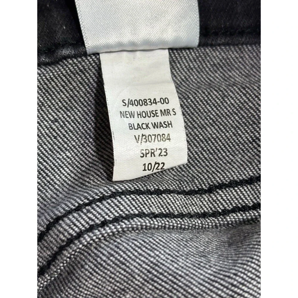 Banana Republic Men’s Skinny Black Wash Denim Jeans Mid Rise Pockets Cotton